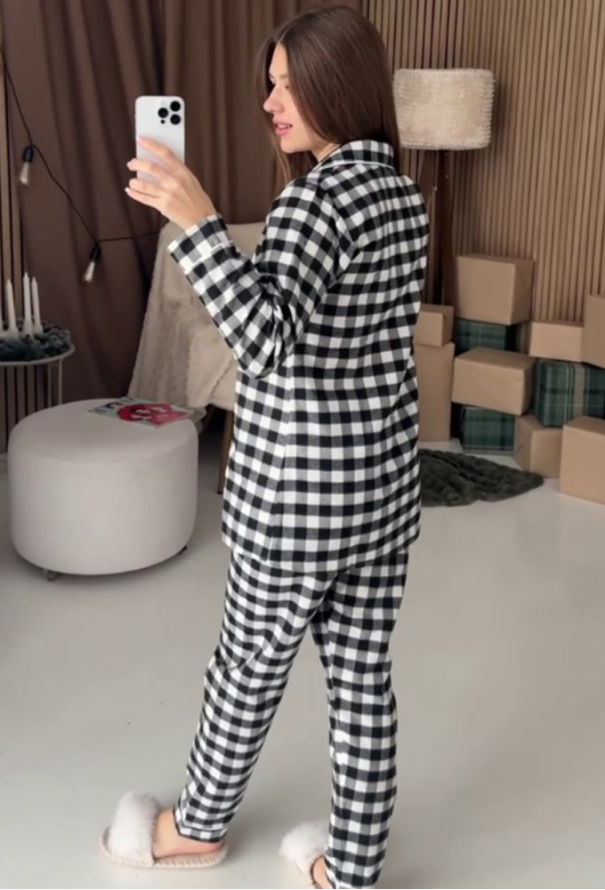 Пижама женская фланелевая Tomiko 913WCH фото