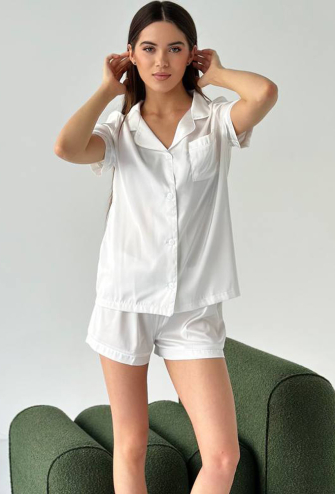 Пижама женская шелковая V.Velika 014-21AY