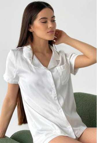 Пижама женская шелковая V.Velika 014-21AY