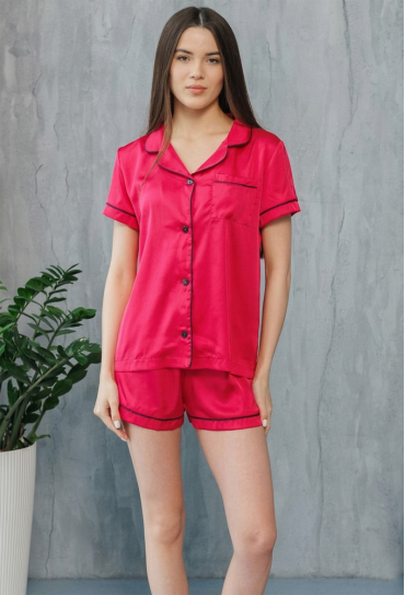 Піжама жіноча шовкова V.Velika 014-21ML