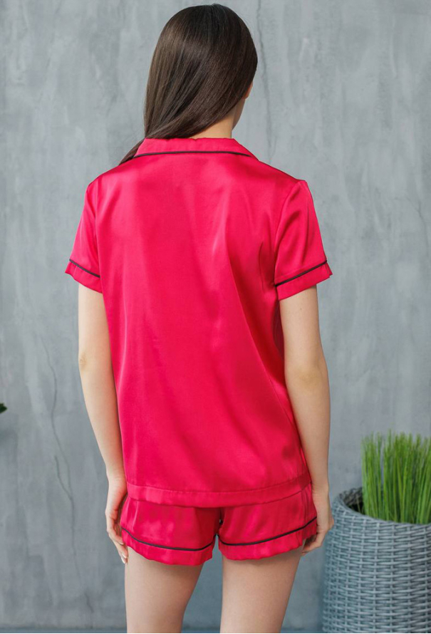 Пижама женская шелковая V.Velika 014-21ML фото