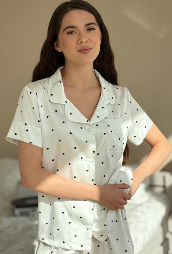 Пижама женская шелковая V.Velika 052-21AH фото