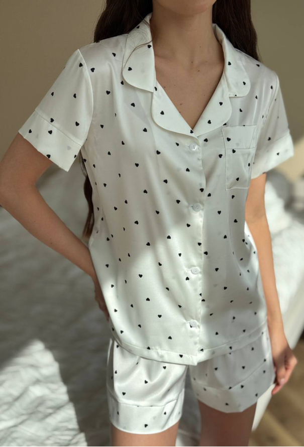 Пижама женская шелковая V.Velika 052-21AH фото