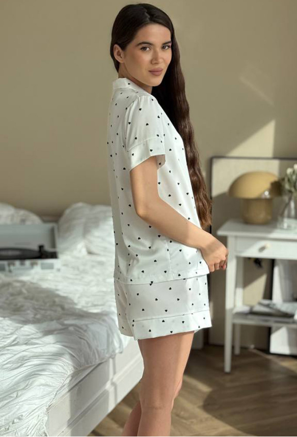 Пижама женская шелковая V.Velika 052-21AH фото