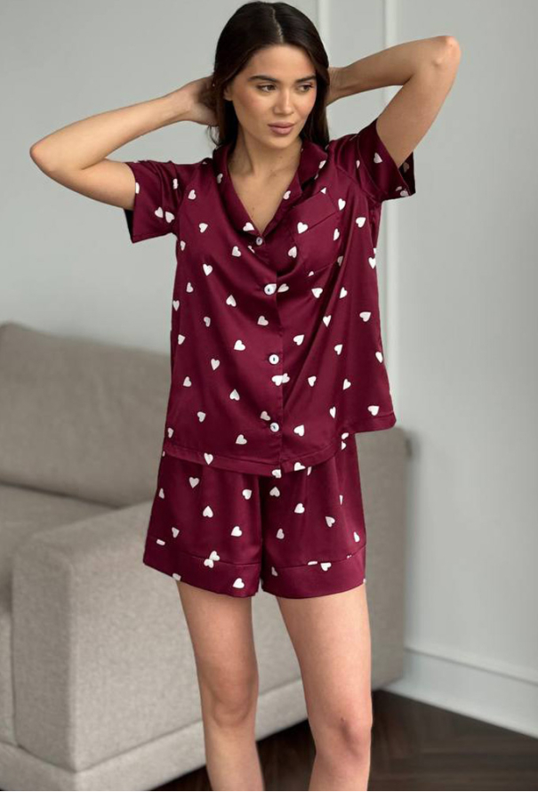 Піжама жіноча шовкова V.Velika 052-21BD фото