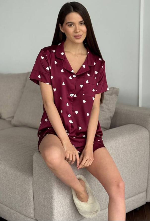 Піжама жіноча шовкова V.Velika 052-21BD фото