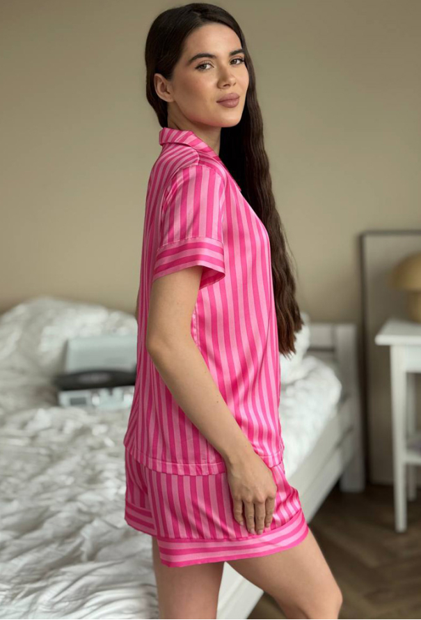 Пижама женская шелковая V.Velika 052-21ML фото