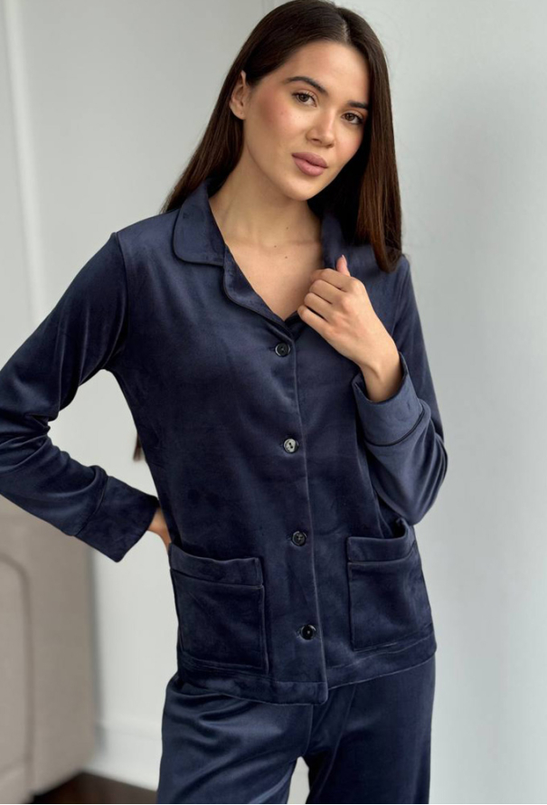 Піжама жіноча велюрова V.Velika 098-22GBK фото