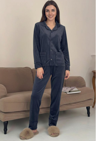 Піжама жіноча велюрова V.Velika 098-22GBK