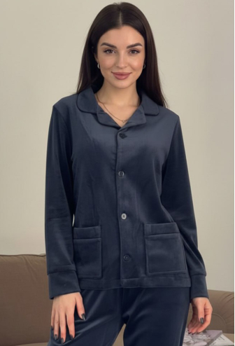 Піжама жіноча велюрова V.Velika 098-22GBK