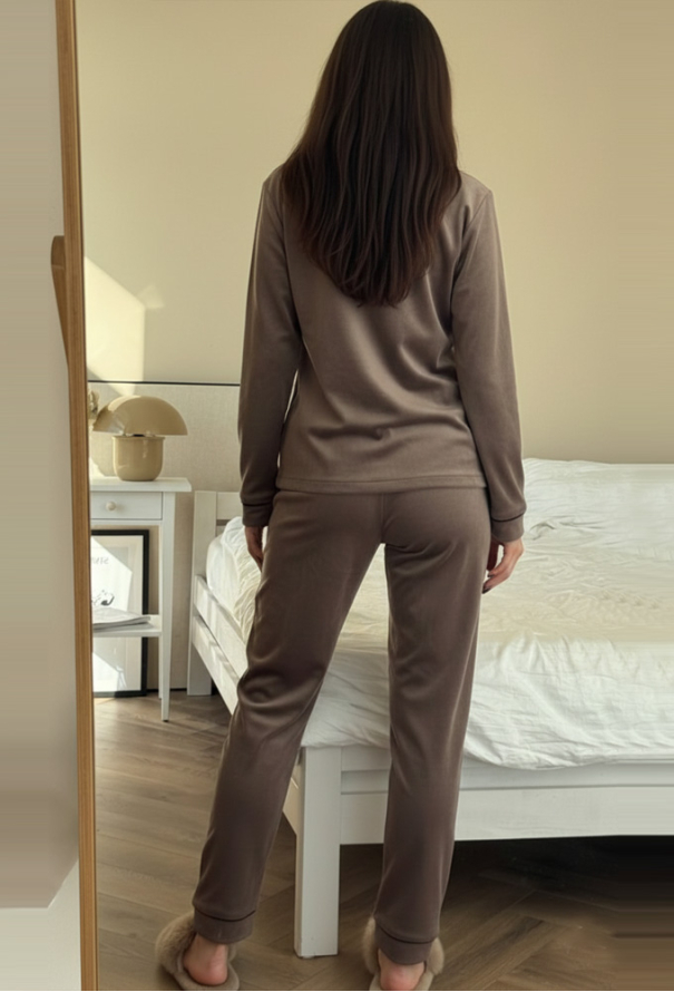 Піжама жіноча велюрова V.Velika 098-22MBK фото