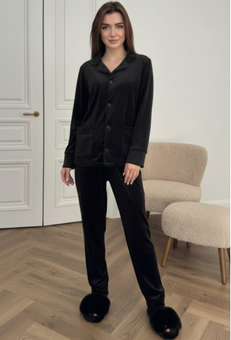 Піжама жіноча велюрова V.Velika 098-22BBK