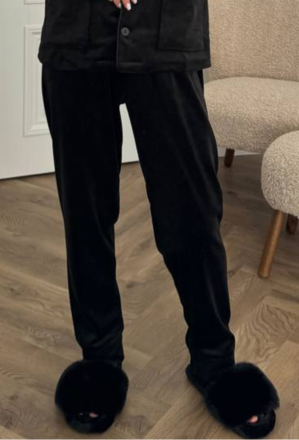 Пижама женская велюровая V.Velika 098-22BBK фото