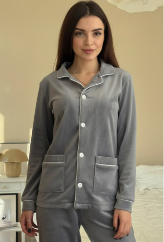 Пижама женская велюровая V.Velika 098-22SWK