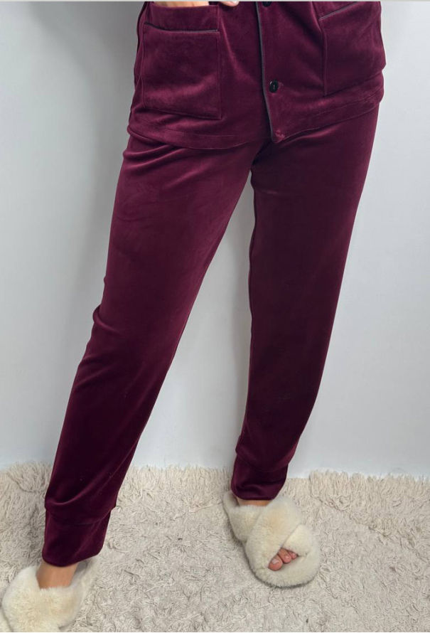 Пижама женская велюровая V.Velika 098-22BDBK фото