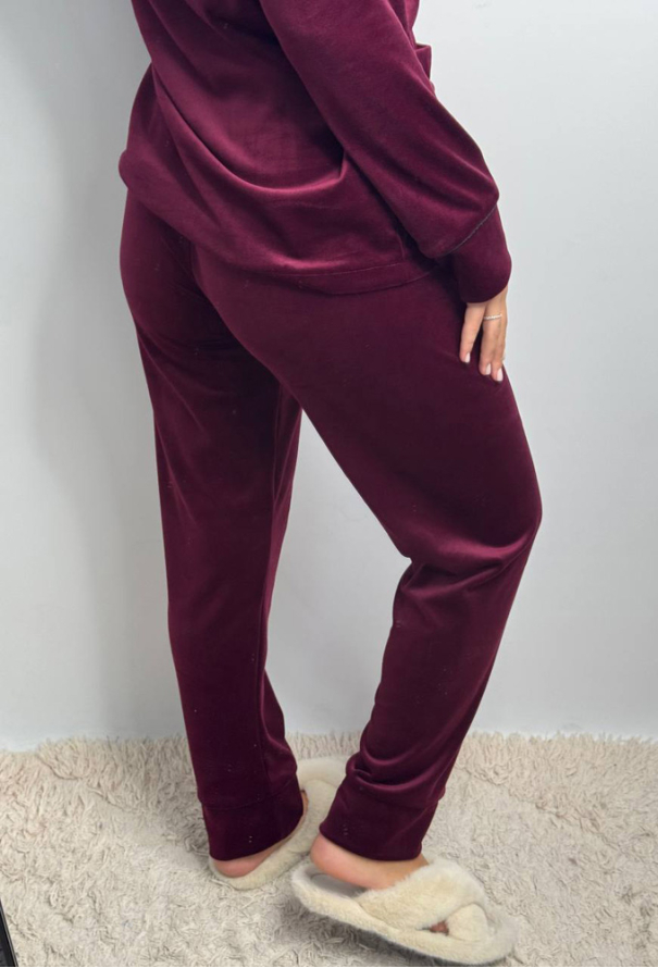 Пижама женская велюровая V.Velika 098-22BDBK фото