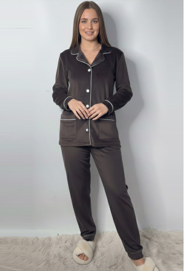 Пижама женская велюровая V.Velika 098-22SHWK