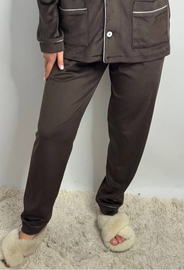 Пижама женская велюровая V.Velika 098-22SHWK фото