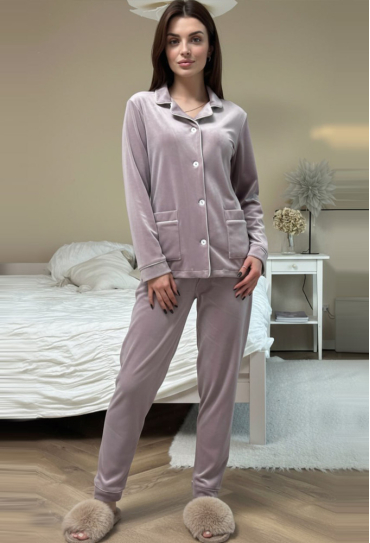 Пижама женская велюровая V.Velika 098-22PWK