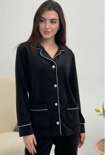 Піжама жіноча велюрова V.Velika 098-22CHWK