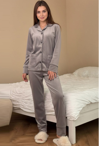 Пижама женская велюровая V.Velika 098-22SBK