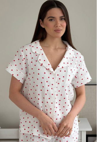 Пижама женская муслиновая V.Velika 102-22KS