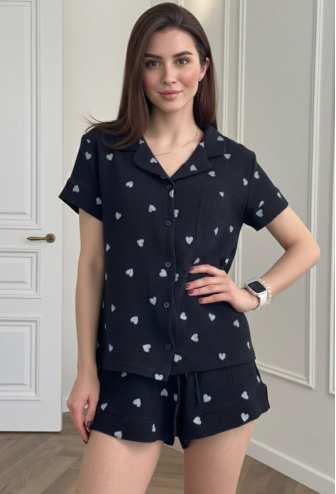 Піжама жіноча муслінова V.Velika 102-22CHS