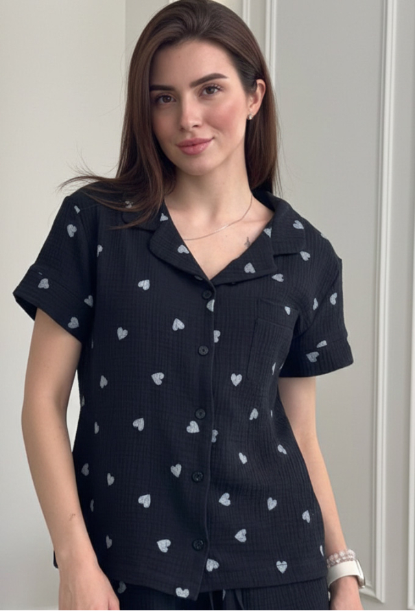 Піжама жіноча муслінова V.Velika 102-22RVS фото