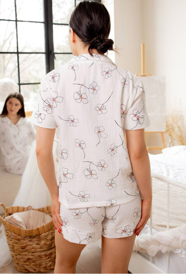 Пижама женская муслиновая V.Velika 102-22CWK фото