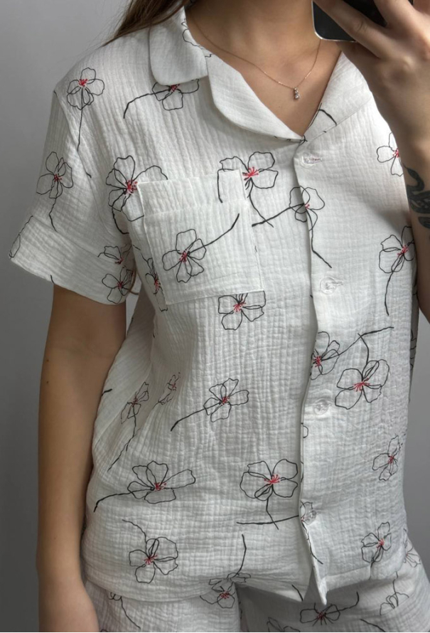 Пижама женская муслиновая V.Velika 102-22CWK фото