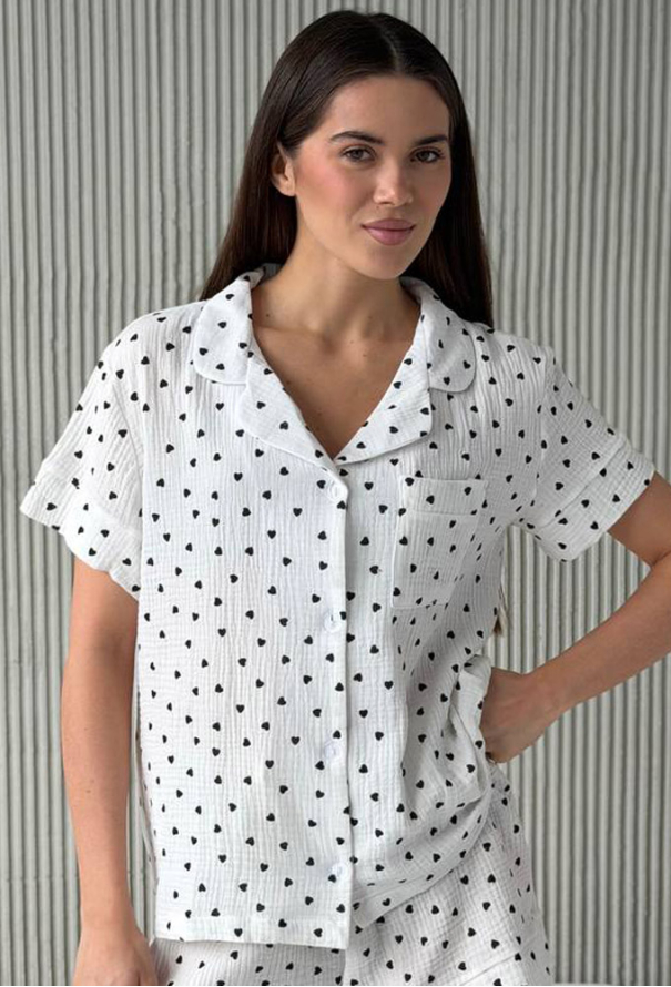 Пижама женская муслиновая V.Velika 102-22CHS фото