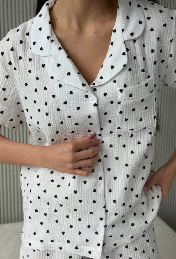 Пижама женская муслиновая V.Velika 102-22CHS фото