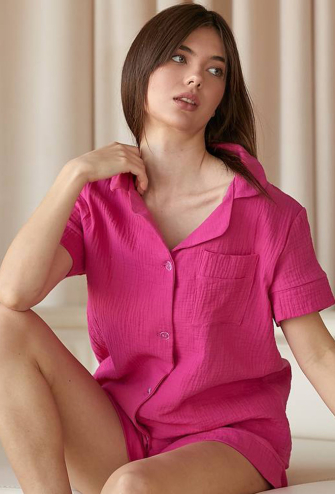 Пижама женская муслиновая V.Velika 102-22ML