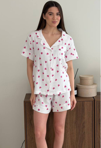 Пижама женская муслиновая V.Velika 102-22MVS
