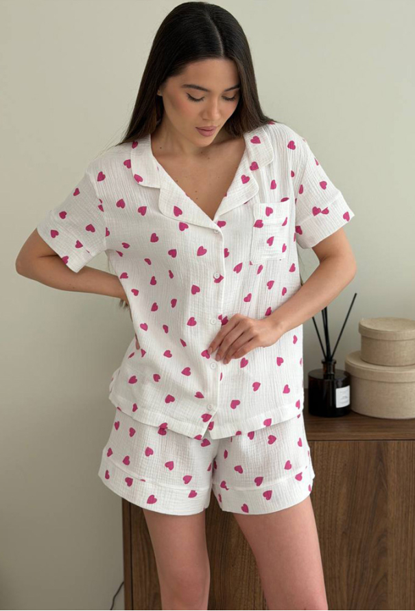 Пижама женская муслиновая V.Velika 102-22MS фото