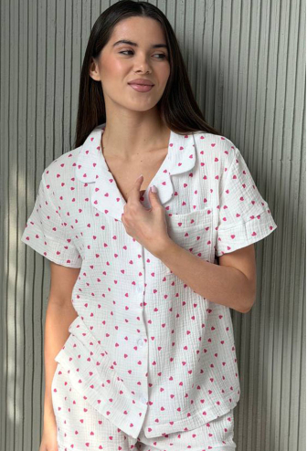 Пижама женская муслиновая V.Velika 102-22MS