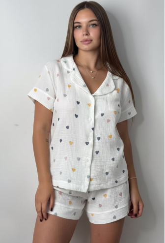 Піжама жіноча муслінова V.Velika 102-22SK