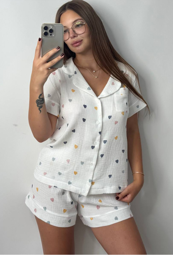 Піжама жіноча муслінова V.Velika 102-22SK фото