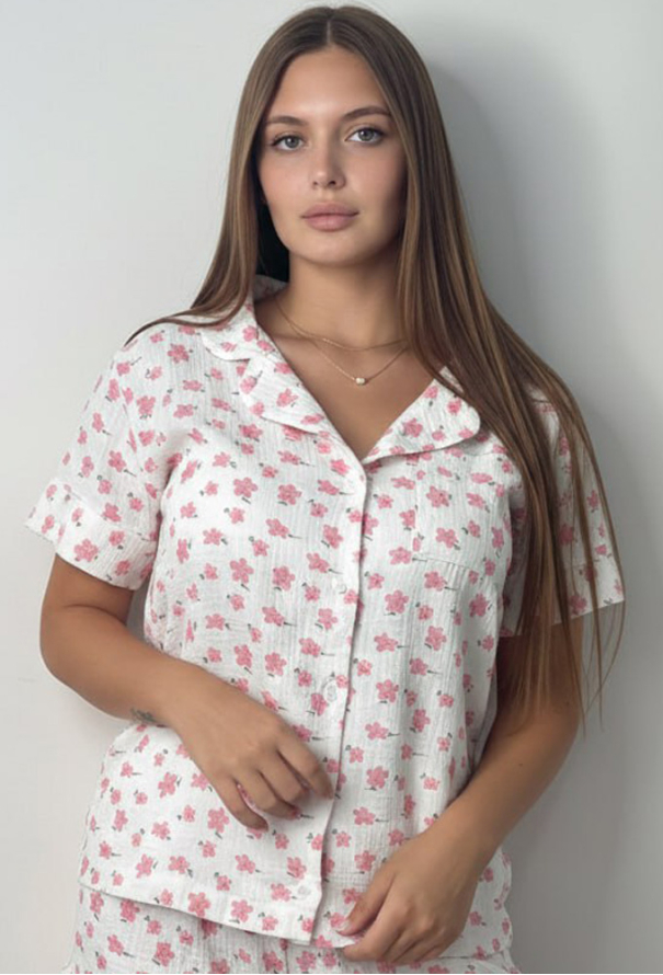 Піжама жіноча муслінова V.Velika 102-22RZK фото