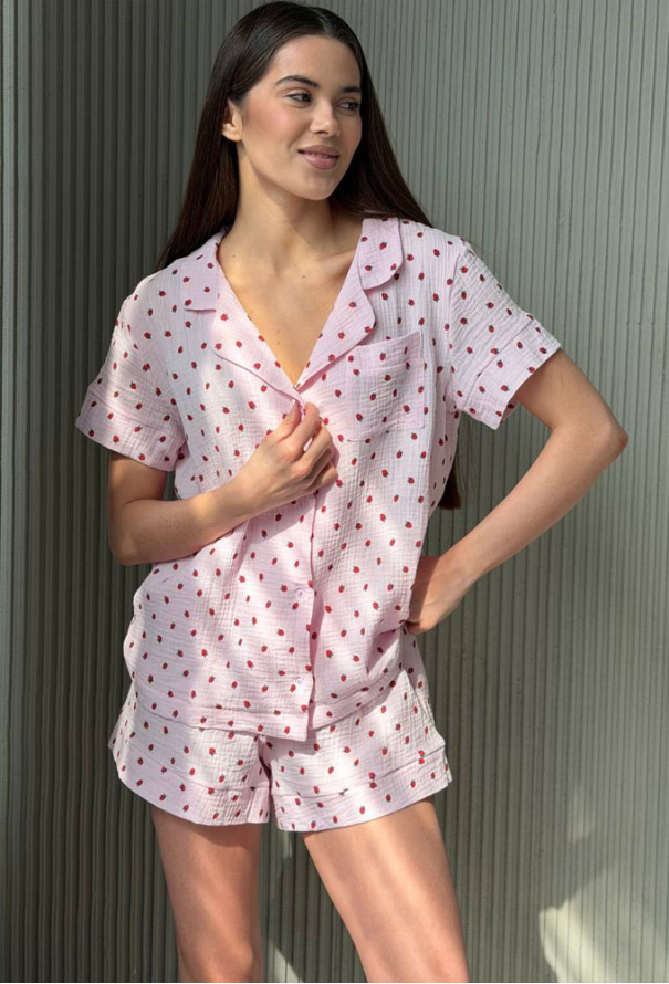 Пижама женская муслиновая V.Velika 102-22SUR фото