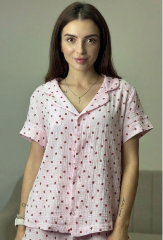 Пижама женская муслиновая V.Velika 102-22SUR