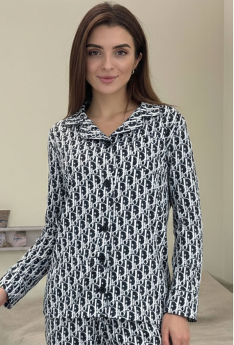 Пижама женская шелковая V.Velika 142-23DR