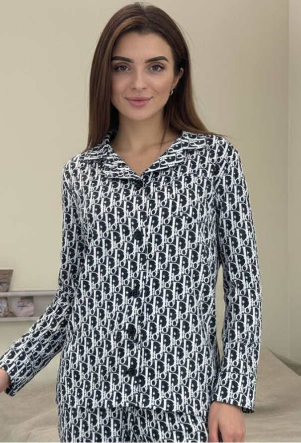 Пижама женская шелковая V.Velika 142-23DR фото