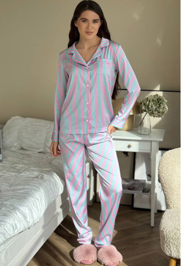 Піжама жіноча шовкова V.Velika 142-23BR