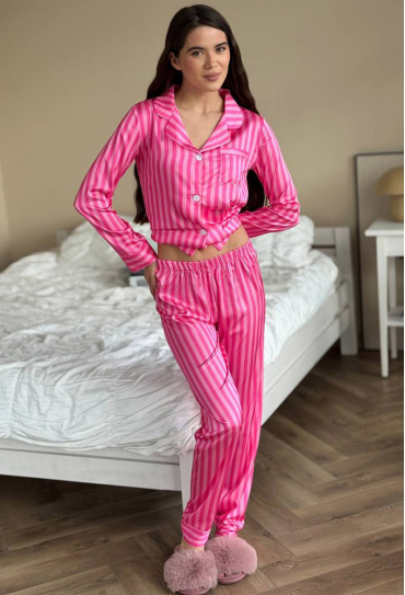 Пижама женская шелковая V.Velika 142-23M2