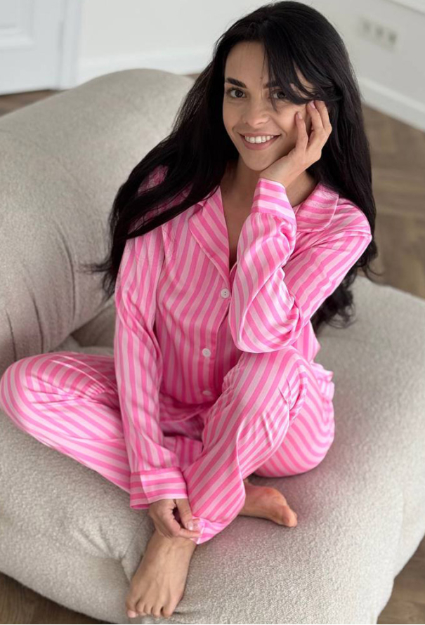 Пижама женская шелковая V.Velika 142-23ML фото