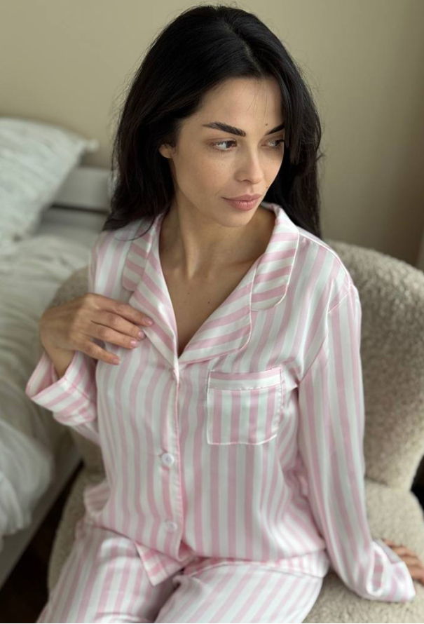 Пижама женская шелковая V.Velika 142-23R фото