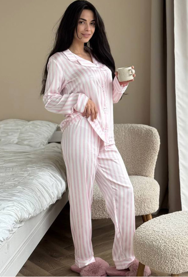 Пижама женская шелковая V.Velika 142-23R фото