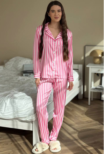 Пижама женская шелковая V.Velika 142-23MRZ