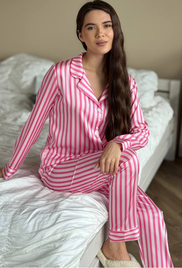 Пижама женская шелковая V.Velika 142-23RZ фото